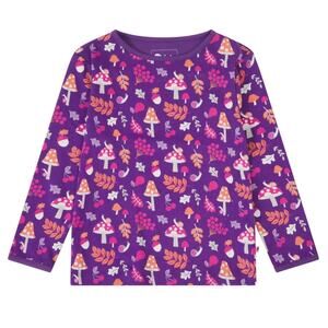 NWT Piccalilly organic purple woodland top